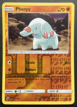 Phanpy 72/168 Celestial Storm Reverse Holo Common LP Pokemon 2018 - Image 1
