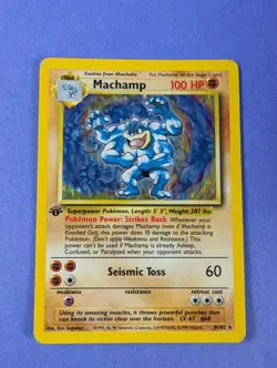 Machamp - 8/102 - Holo Base Set Shadow 1st Edition - Pokemon - HP - Image 1