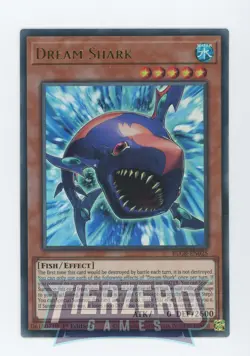 Yugioh Dream Shark BLCR-EN025 Ultra Rare 1st Edition Near Mint - Image 1