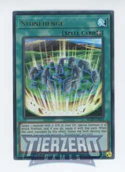 Yugioh Stonehenge BLCR-EN024 Ultra Rare 1st Edition Near Mint - Image 1