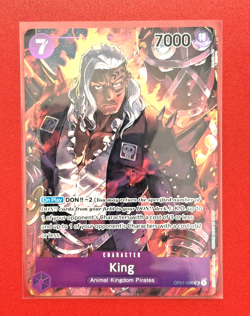 One Piece King OP01-096 SR Romance Dawn, Parallel Alt Art, English Edition - Image 1