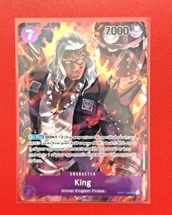 One Piece King OP01-096 SR Romance Dawn, Parallel Alt Art, English Edition - Image 2