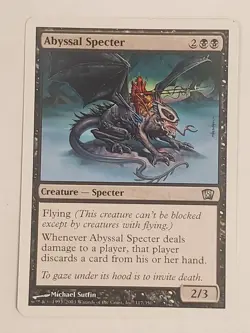 MTG Abyssal Specter (8th Edition/Black/U) - BGM - Image 1