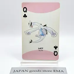 Lugia Pokemon #249 Playing Card Gold Poker Pichu Nintendo Japanese Vintage Rare - Image 1
