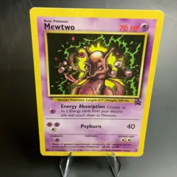 Mewtwo Black Star Promo Card No 14 Wizards Of The Coast Vintage Pokemon Card - Image 1
