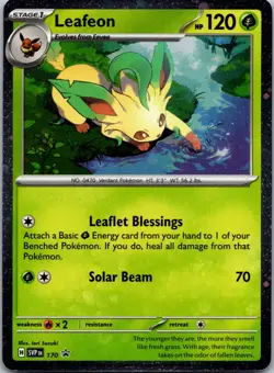 Leafeon (Cosmos Holo) SV: Scarlet & Violet Promo Cards 170 NM - Image 1
