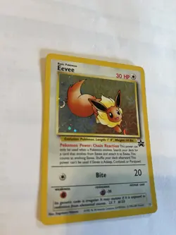 Eevee Holo Black Star Promo Card 11/53 WOTC with Swirl - Image 2