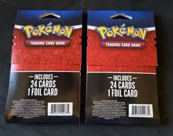 2 Unopened Pokemon 25 Card Packs: With ONE GUARANTEED FOIL CARD IN EACH - Image 2