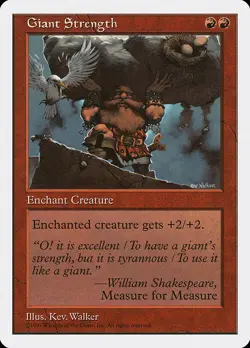 Giant Strength Fifth Edition MTG NM - Image 1