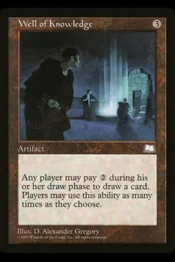 Well of Knowledge Weatherlight Magic the Gathering vintage MTG Gem💎Mint - Image 1