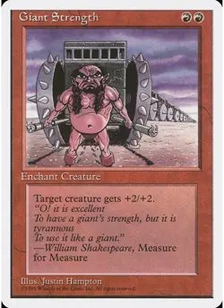 Giant Strength MTG NM - Fourth Edition - Image 1