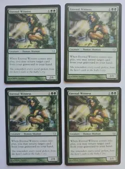 4x MTG 🔥🔥 Eternal Witness 🔥🔥 Fifth Dawn MT/NM Magic The Gathering - Image 1