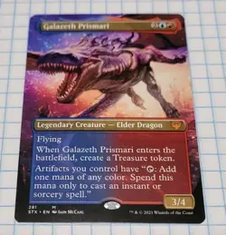 MTG Galazeth Prismari (Borderless) Strixhaven: School of Mages STX 281 M - Image 1