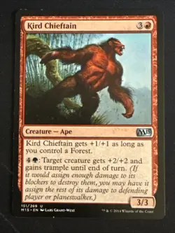 1x Kird Chieftain (151) Core Set 2015 M15 LP MTG Magic the Gathering x1 MKE - Image 1