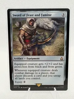 Magic: The Gathering Sword of Feast and Famine Assassin's Creed Mythic ACR 0099 - Image 1