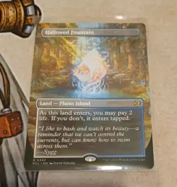 Hallowed Fountain (Borderless) Lorwyn Eclipsed MTG MINT - Image 1