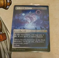 Hallowed Fountain (Borderless) Lorwyn Eclipsed MTG MINT - Image 2