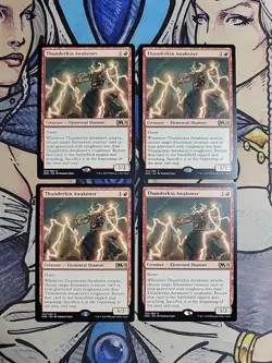 4x Thunderkin Awakener - NM/M M20 Core Set 2020 MTG Magic the Gathering - Image 1