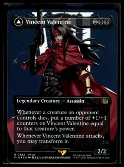 Vincent Valentine (Borderless) #383 Final Fantasy Foil - Image 1