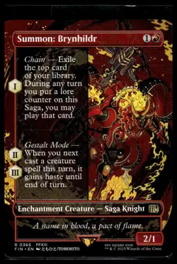 Summon: Brynhildr (Borderless) #366 Final Fantasy Non Foil - Image 1