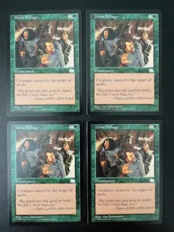 MTG- Dense Foliage x4 - Weatherlight - NM - Image 1