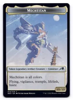 Mechtitan Token NM Kamigawa: Neon Dynasty 014/019 MTG Magic Regular - Image 1