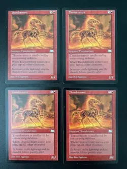 MTG- Thundermare x4 - Weatherlight - NM - Image 1