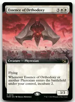 Essence of Orthodoxy (Extended Art) #376 (NM) March of the Machine MOM Magic MTG - Image 1