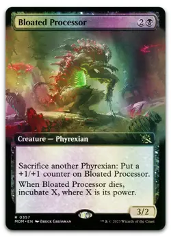 Bloated Processor (Extended Art) #357 (Foil) NM March of the Machine Magic MTG - Image 1