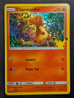 Charmander - 9/25 Holo McDonalds's 25th Promo (Pokemon) LP - Image 1