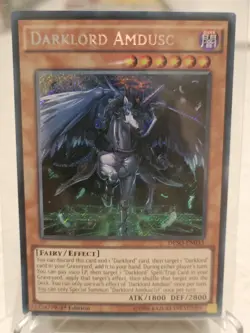 YuGiOh - Darklord Amdusc - DESO-EN033 - Secret Rare - Image 1