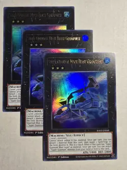 Yugioh! 3x Super Quantal Mech Beast Grampulse RA05-EN048 Ultra Rare 1st Ed NM - Image 1