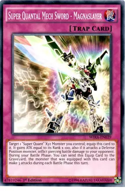 Super Quantal Mech Sword - Magnaslayer - WIRA-EN039 - Common - 1st Edition - Lig - Image 1