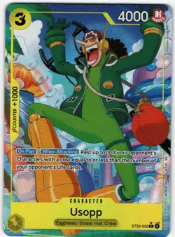 USOPP (FULL ART) ST29-002 COMMON STARTER DECK 29: EGGHEAD ONE PIECE NEAR MINT - Image 1
