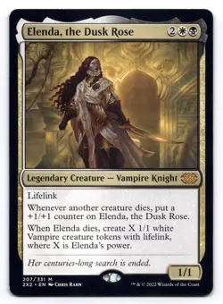 Elenda, the Dusk Rose NM Double Masters 2022 207/331 MTG Regular - Image 1