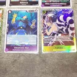 Bandai One Piece Card Game Foil Lot! Rare or better (6) Vivi Rebecca Niji Yamato - Image 2