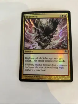 Blightning 156 Shards of Alara FOIL MTG TCG CARD - Image 1