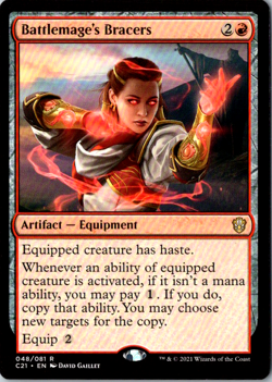 Battlemage's Bracers R Commander 2021 48 Near Mint - Image 1