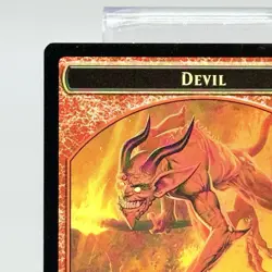 Token Card Devil War of the Spark (WAR) Magic MTG Card 012/019 LP - Image 2