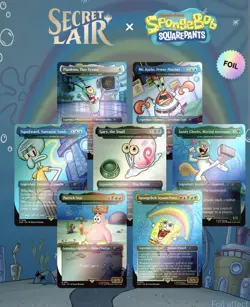 1x Legends Of Bikini Bottom Rainbow Foil Secret Lair Spongebob SquarePants MTG - Image 2