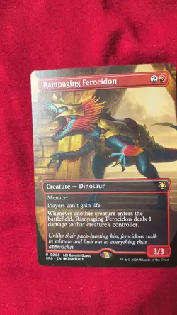 MTG Rampaging Ferocidon (Borderless) - Special Guests (SPG) - Image 1