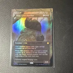 Magic: The Gathering Nine-Lives Familiar Foundations Rare Foil Borderless - Image 1