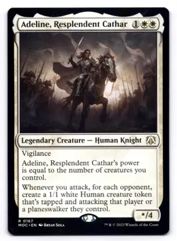 Adeline, Resplendent Cathar NM Commander: March of the Machine 0167 MTG Regular - Image 1