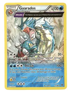 COSMOS Gyarados 21/98 XY Ancient Origins Holo Promo Nintendo Pokemon Card 2015 - Image 1