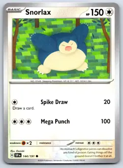 Snorlax - Surging Sparks SSP 144/191 Pokemon TCG Card NM - Image 1