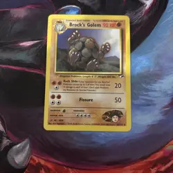 Pokemon TCG Brock's Golem Gym Heroes 20/132 - Image 1