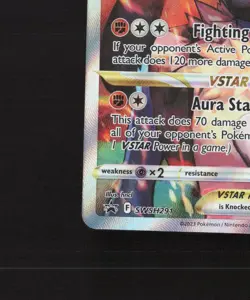 Lucario VSTAR SWSH291 Sword & Shield Full Art Black Star Promo Pokemon Card NM - Image 5