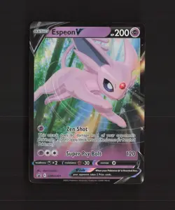 Espeon V SWSH201 Sword & Shield Black Star Promo Holo Pokemon Card NM - Image 1
