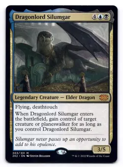 Dragonlord Silumgar NM Double Masters 2022 203/331 MTG Regular - Image 1