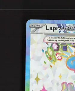 Lapras ex 158/142 Stellar Crown Full Art Ultra Rare Holo Pokemon Card NM - Image 3